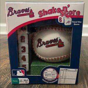 MasterPieces Officially Licensed MLB Atlanta Braves Shake N' Score Dice Game